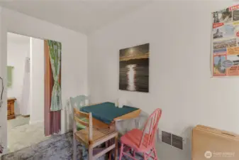 studio apartment in garage