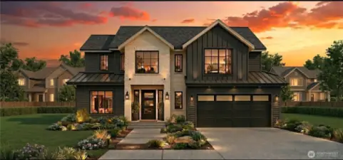 artist photo of house for lot 2