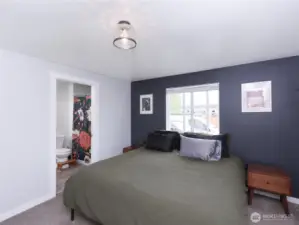 Primary bedroom with full bath
