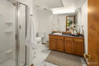 The 3/4 bathroom in the basement means that guests will have optimal convenience and privacy!