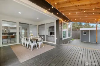 Extended Outdoor Covered Deck