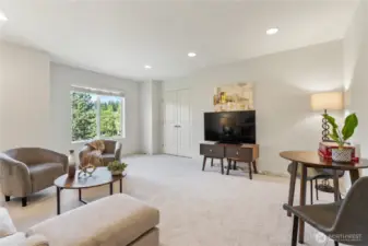Bright, Sunny Bonus Room on the upper level provides endless possibilities and flexibility for the family
