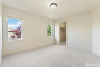 The other bedroom with walk-in Closet
