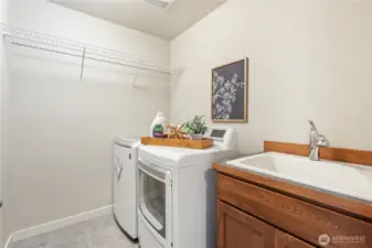 Laundry Room with Deep Sink