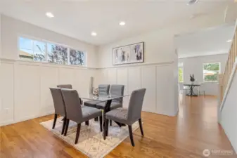 Formal Dinning Room + eating space