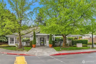 The clubhouse/rec room is available for residences and is just off the roundabout at the community entrance.