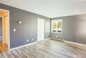 large master with Big walk in closet