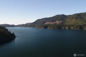 Looking south on Lake Cushman.