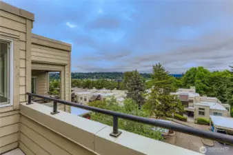 Overlooking downtown Redmond