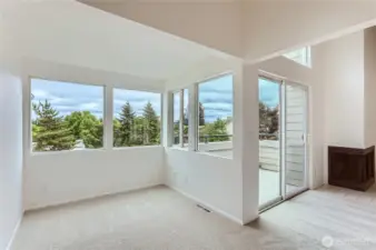 Sun room or office with an amazing view