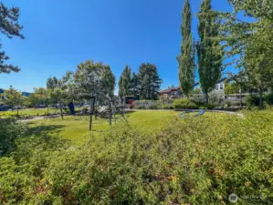 Well maintained neighborhood with community park and garden