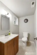 Half bath off bedroom #4/family room