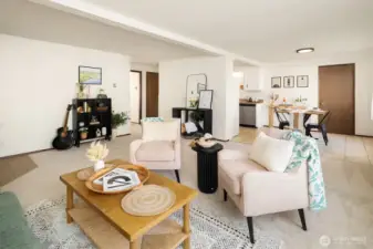 Good size living and dining