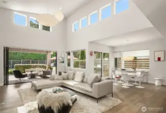 A cohesive main level—thoughtfully designed for both everyday living and large-scale entertaining.