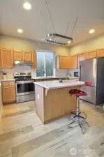 Kitchen from extra space.