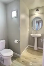 Main floor powder room
