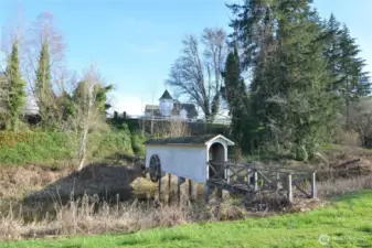 Covered Bridge & Pond