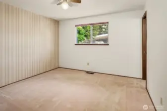Primary bedroom located on the main floor.