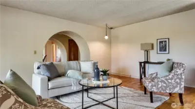 View To Main Entryway From Living Room