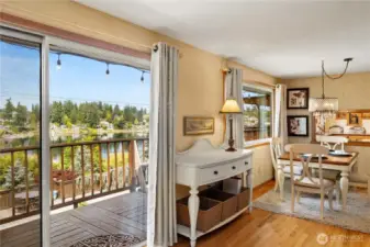 Gorgeous Deck Off Living Room