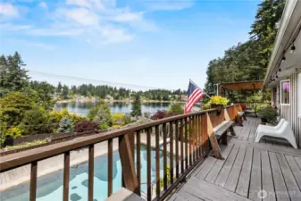 Covered & Uncovered Deck For Year Round Enjoyment
