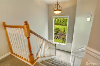 Upper floor landing