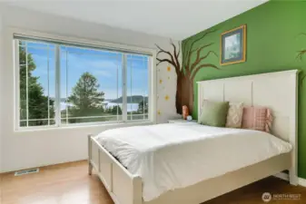 Bedroom #2 takes in the views.