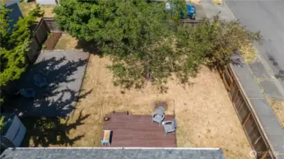 large backyard
