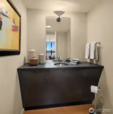 Stunning powder room