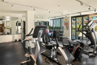 So many amenities - here’s the workout room