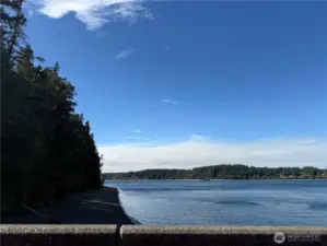 This is the view from where you get off the ferry terminal