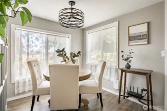 Warm, Cozy Formal Dining