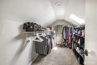 Primary Suite large Walk in Closet