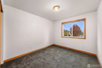 Bedroom 1 view from door to window