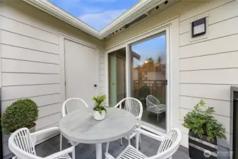 Private balcony *virtually staged*