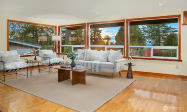 check out the windows in the spacious living room
