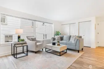 lots of storage, new blinds