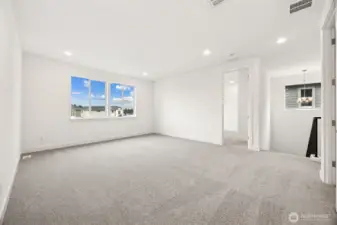 Photo is of the actual home.