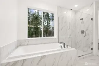 Photo is of the actual home.