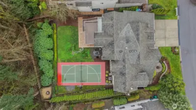 This estate backs to a protected green space. No homes behind!