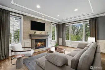 Many windows keep most rooms light and bright year round.