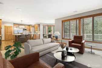 OPen design makes entertaining and everyday living a breeze!