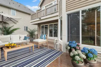 Imagine summer BBQs on the deck.