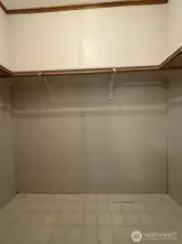 Master closet