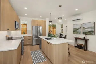 Spacious kitchen