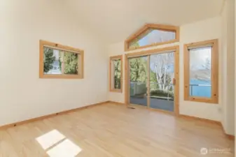 Primary with private deck