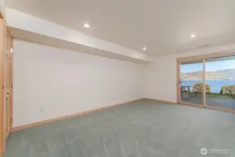 Informal Lake Level living room