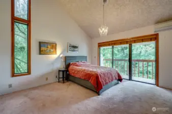 Vaulted ceilings in 2nd primary bedroom