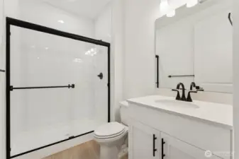 3/4 bathroom on the main