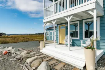 Front porch to nature watch from